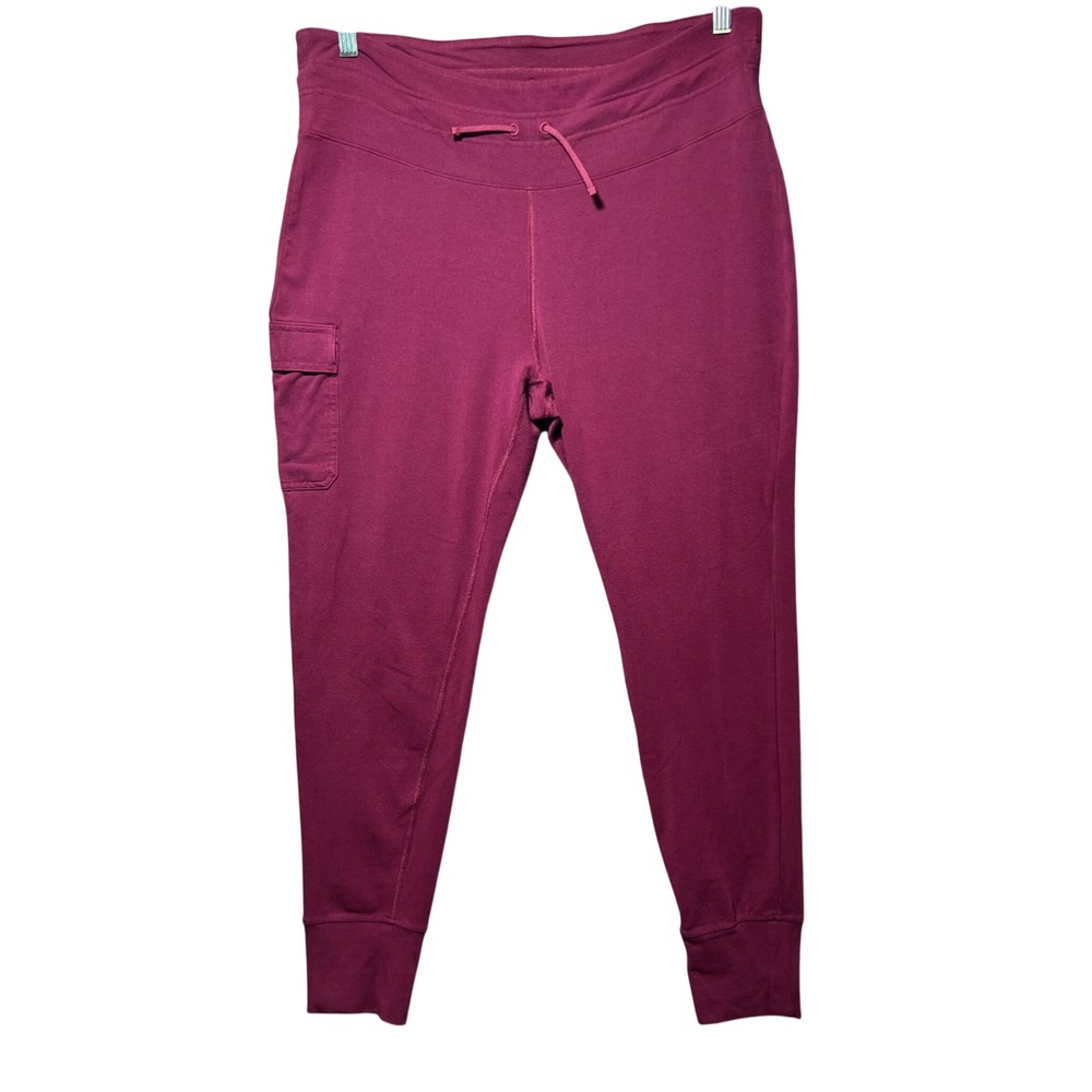 Columbia Leggings Cargo Jogger Pants Women's‎ XXL Burgundy Cotton